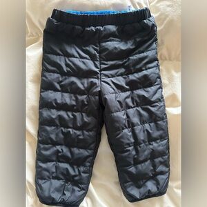 Baby Columbia puffy pants. Winter pants reversible. Size 12-18 months